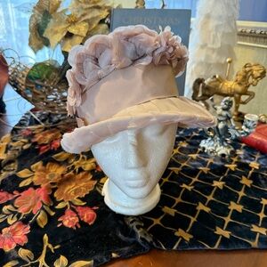 Elegant Pink Floral Women's Hat